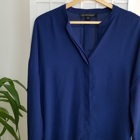 Willow & Thread | Blouse (navy) - Picture 4 of 12